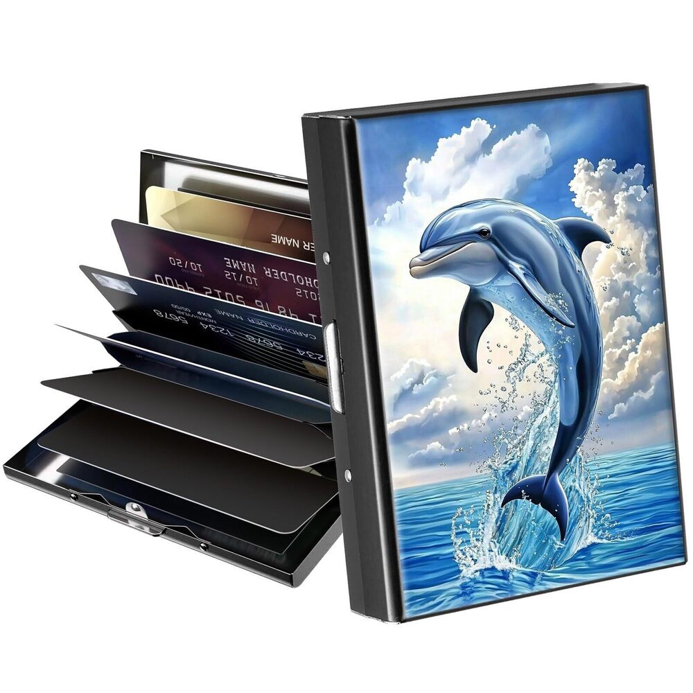 3851 Metal Wallet,Credit Card Holder ,Thin Slim Mini Aluminum Wallet RFID